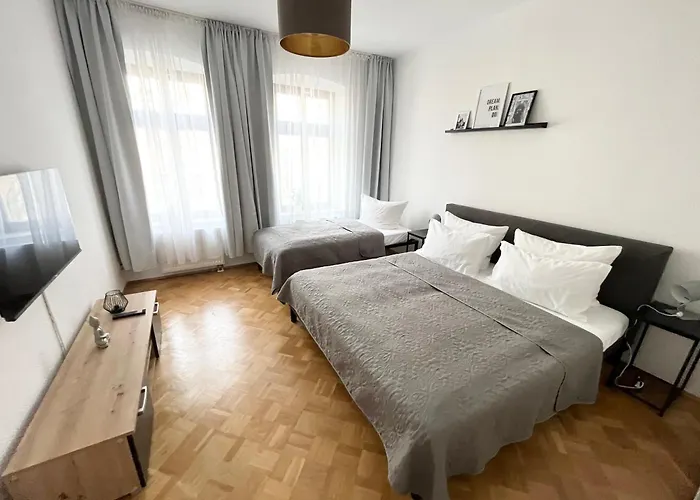 Apartmán Moderne 3zimmer Mit Netflix Und Balkon Lipsko